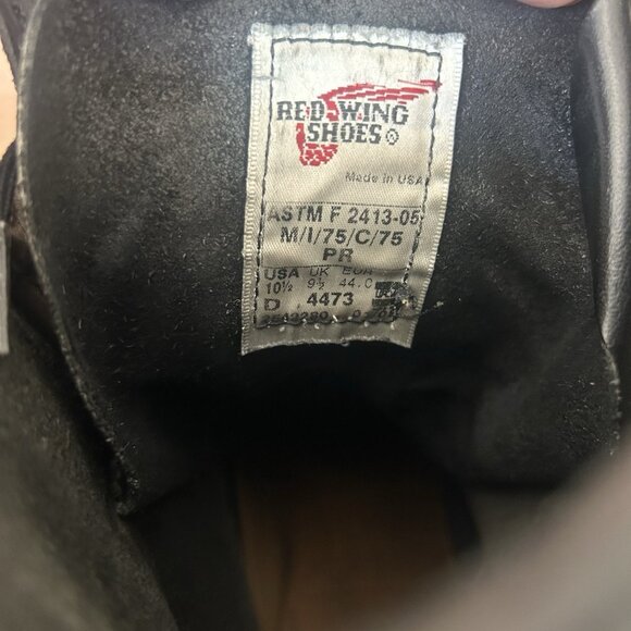 Red Wing 4473 Steel Toe Work Boots Mens 10.5 D - Picture 6 of 12